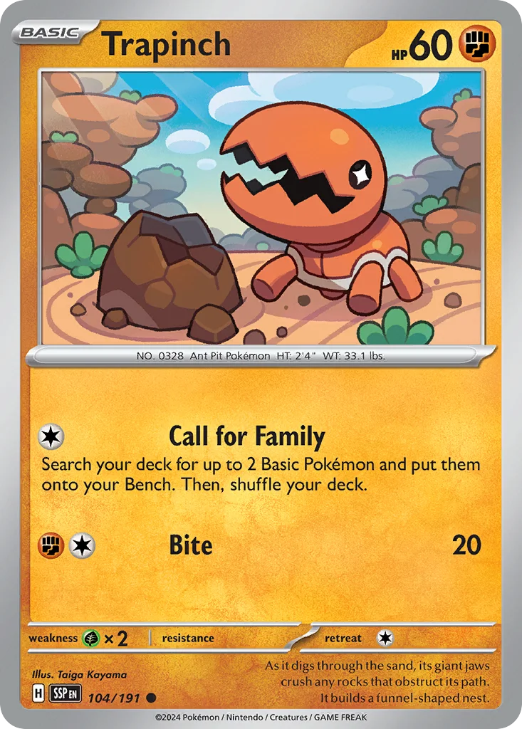 Trapinch · Surging Sparks
