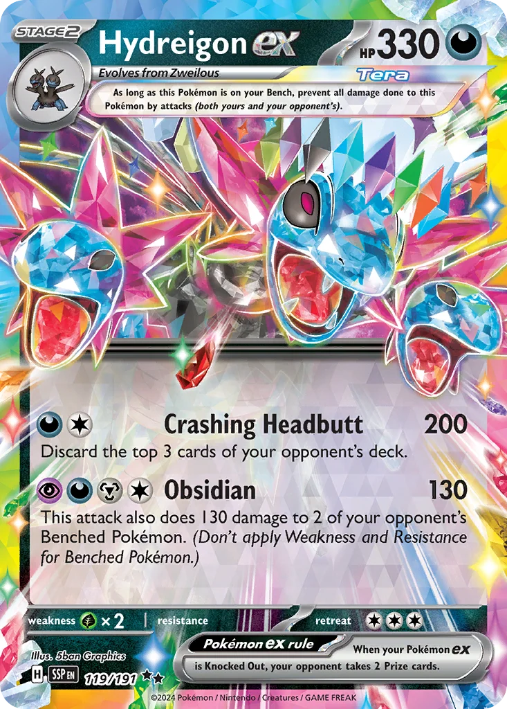 Hydreigon ex · Surging Sparks