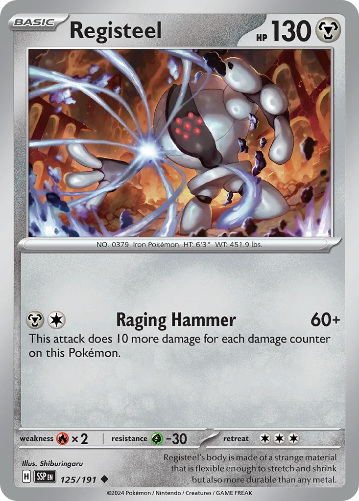 Registeel · Surging Sparks
