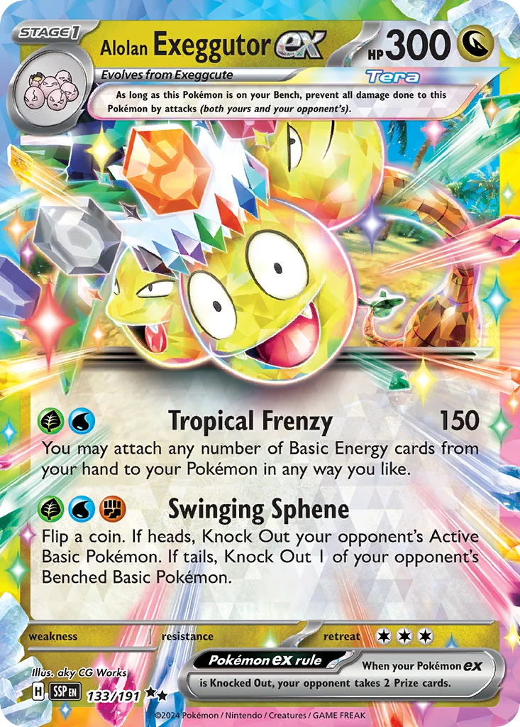 Alolan Exeggutor ex · Surging Sparks