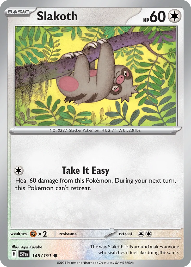 Slakoth · Surging Sparks