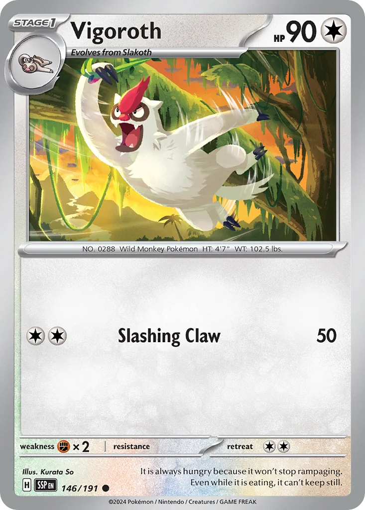 Vigoroth · Surging Sparks