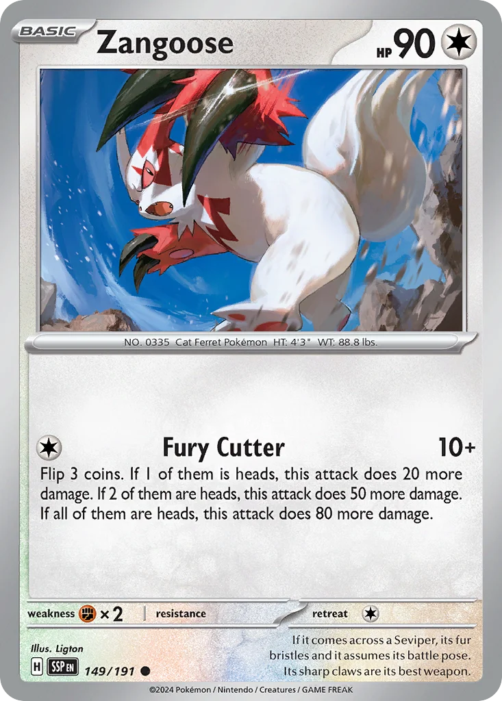 Zangoose · Surging Sparks