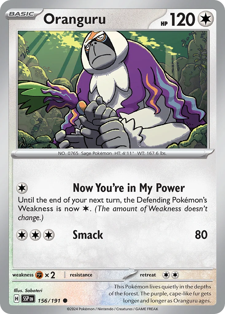 Oranguru · Surging Sparks