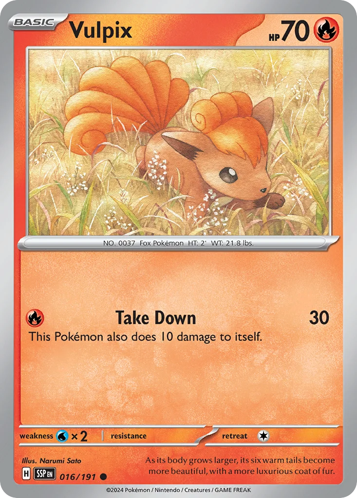Vulpix · Surging Sparks