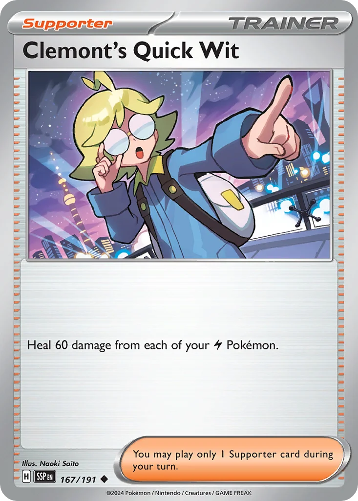 Clemont's Quick Wit · Surging Sparks
