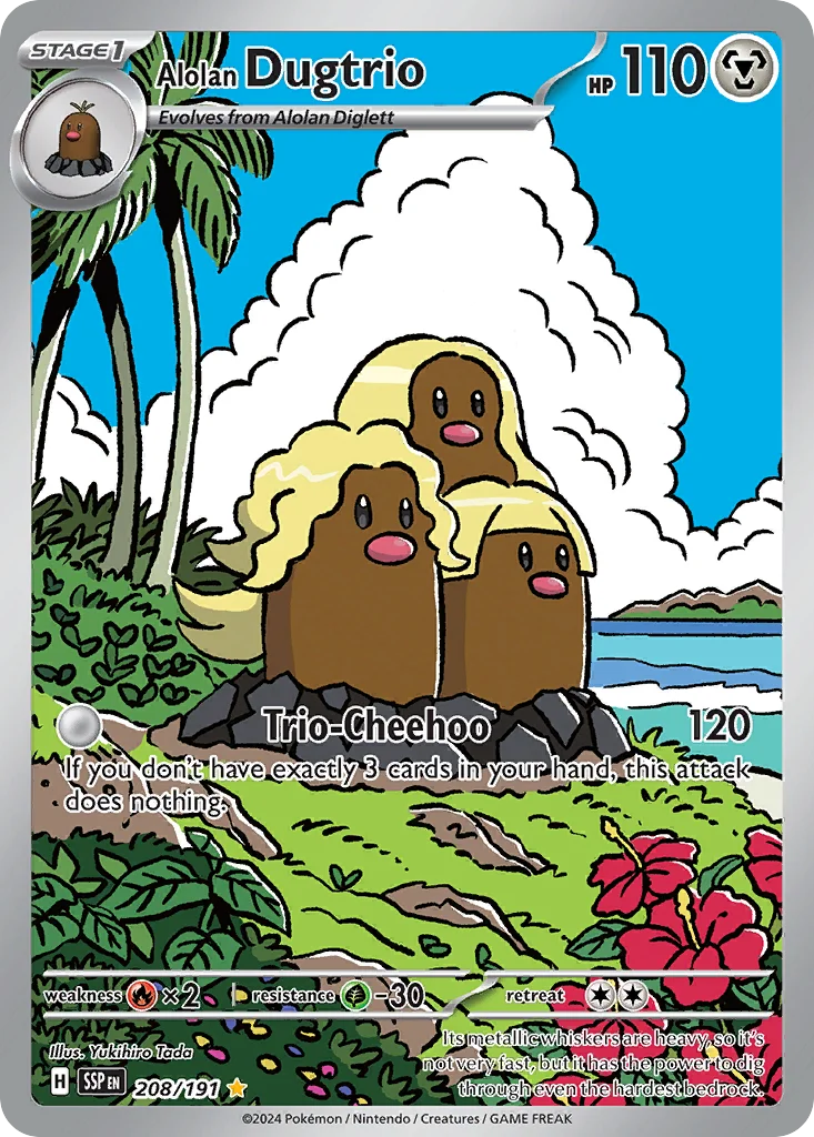 Alolan Dugtrio · Surging Sparks