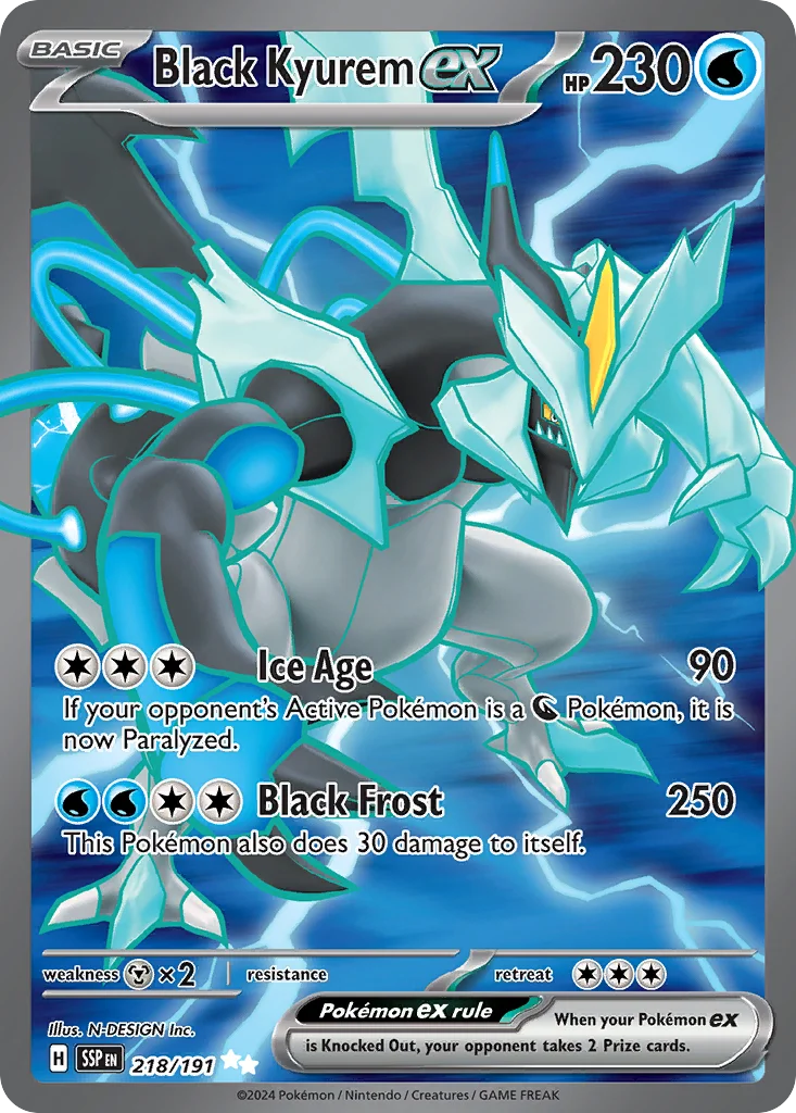 Black Kyurem ex · Surging Sparks