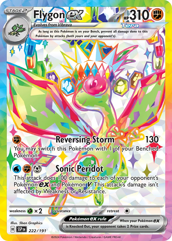 Flygon ex · Surging Sparks