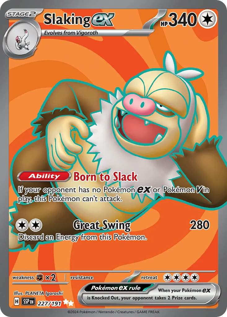 Slaking ex · Surging Sparks