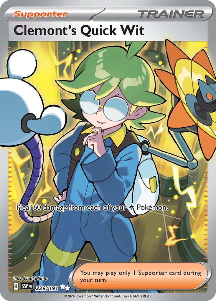 Clemont's Quick Wit · Surging Sparks