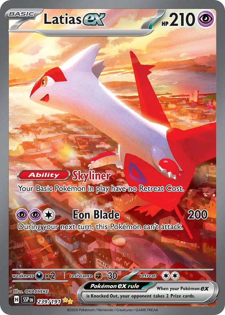 Latias ex · Surging Sparks
