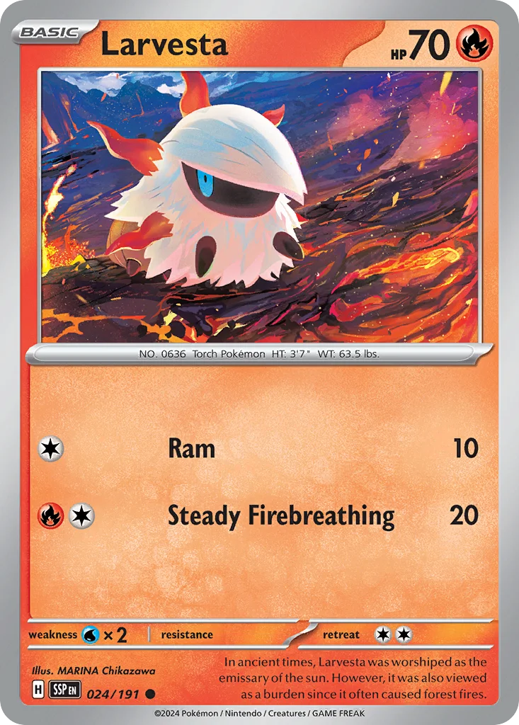 Larvesta · Surging Sparks