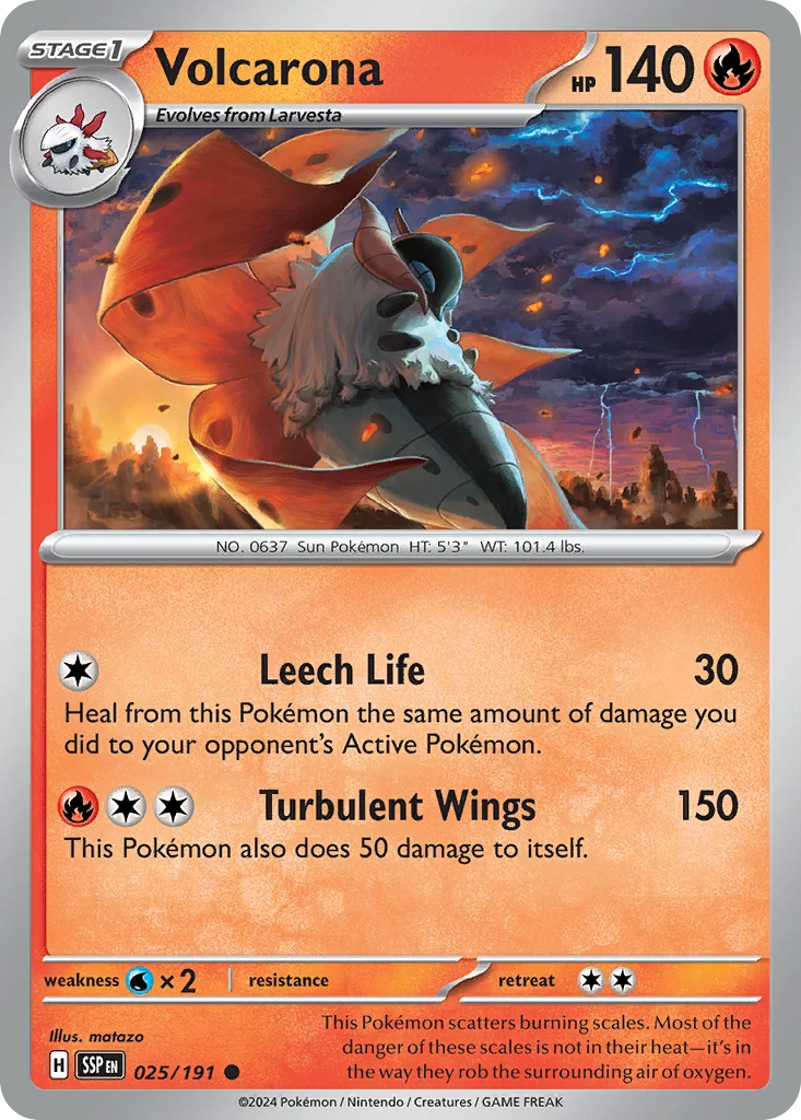 Volcarona · Surging Sparks