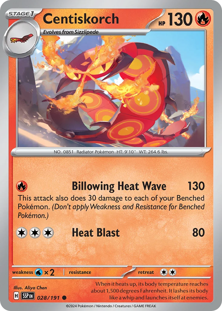 Centiskorch · Surging Sparks