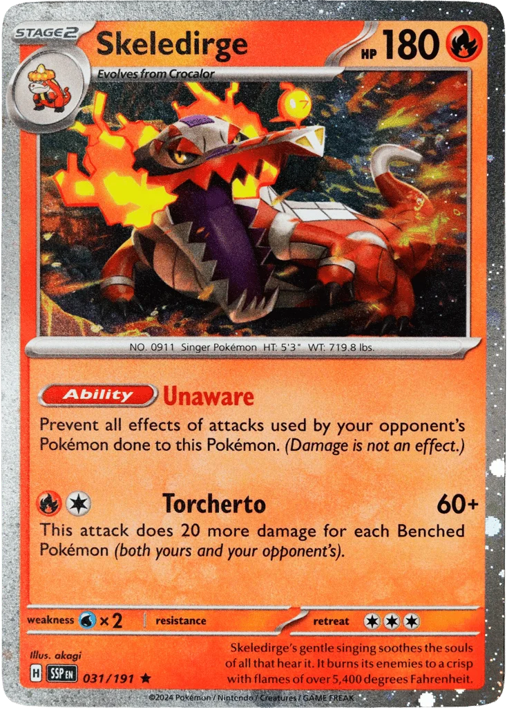 Skeledirge · Surging Sparks