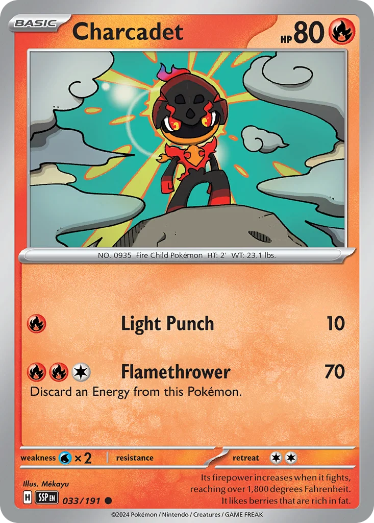 Charcadet · Surging Sparks