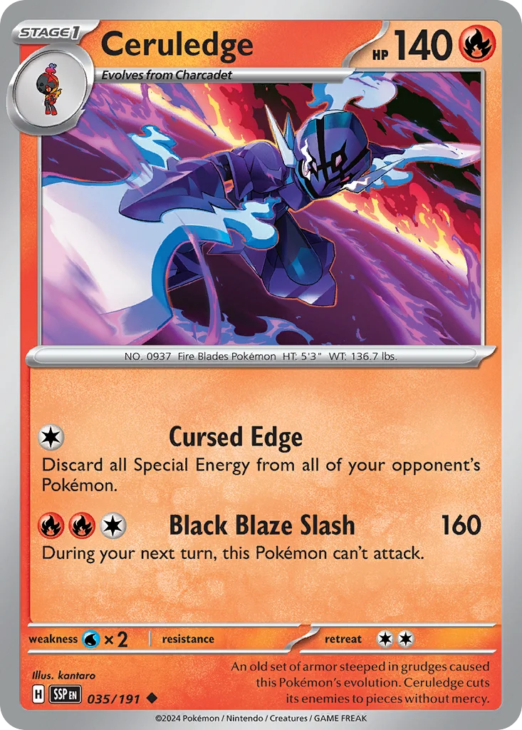 Ceruledge · Surging Sparks