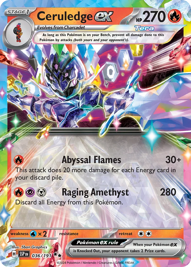 Ceruledge ex · Surging Sparks