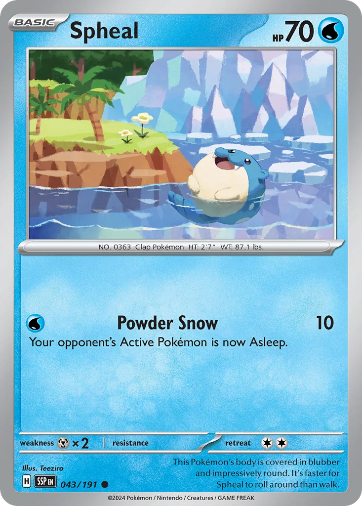 Spheal · Surging Sparks