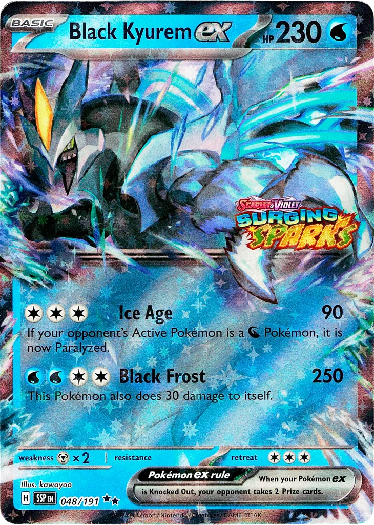 Black Kyurem ex · Surging Sparks
