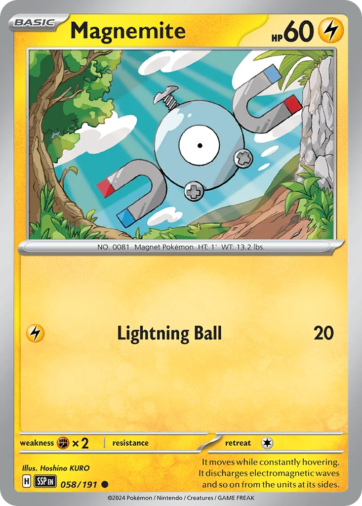 Magnemite · Surging Sparks