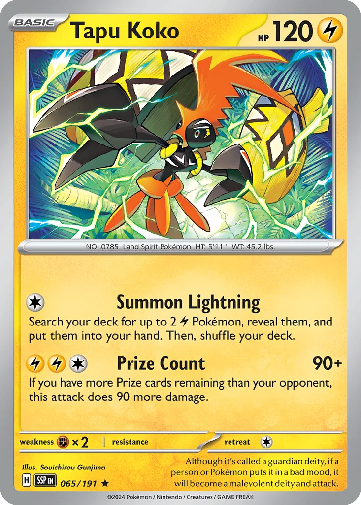 Tapu Koko · Surging Sparks