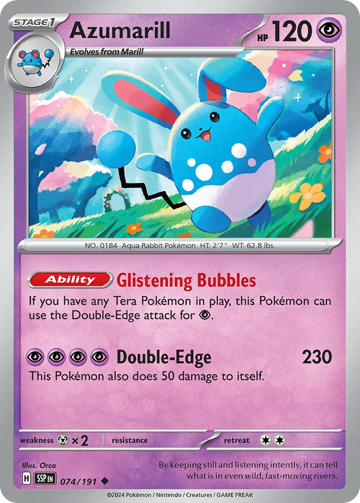 Azumarill · Surging Sparks
