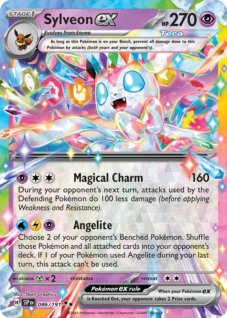 Sylveon ex · Surging Sparks