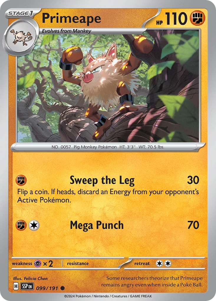 Primeape · Surging Sparks