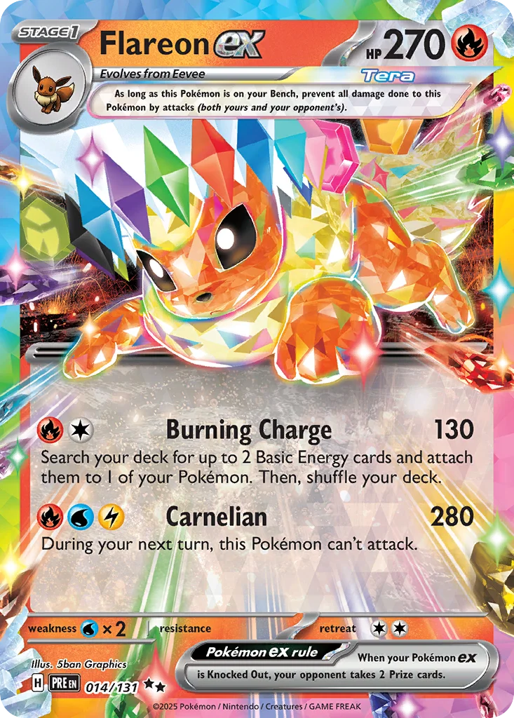 Flareon ex · Prismatic Evolutions