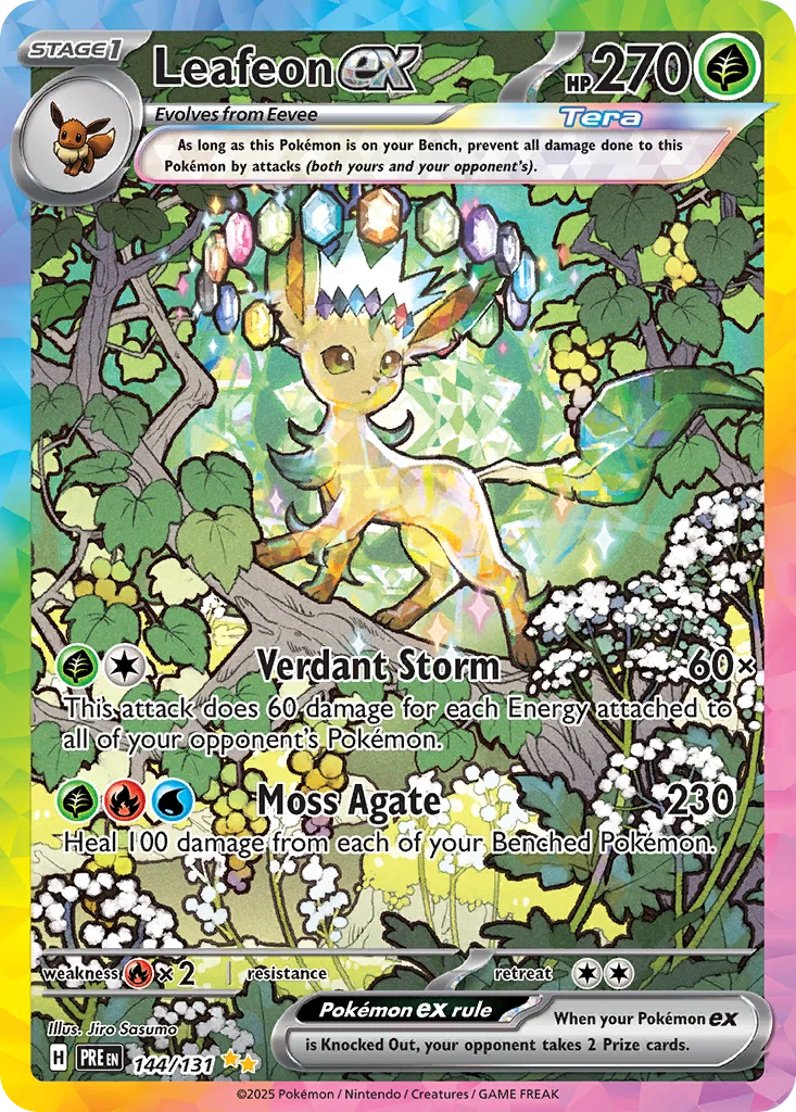 Leafeon ex · Prismatic Evolutions