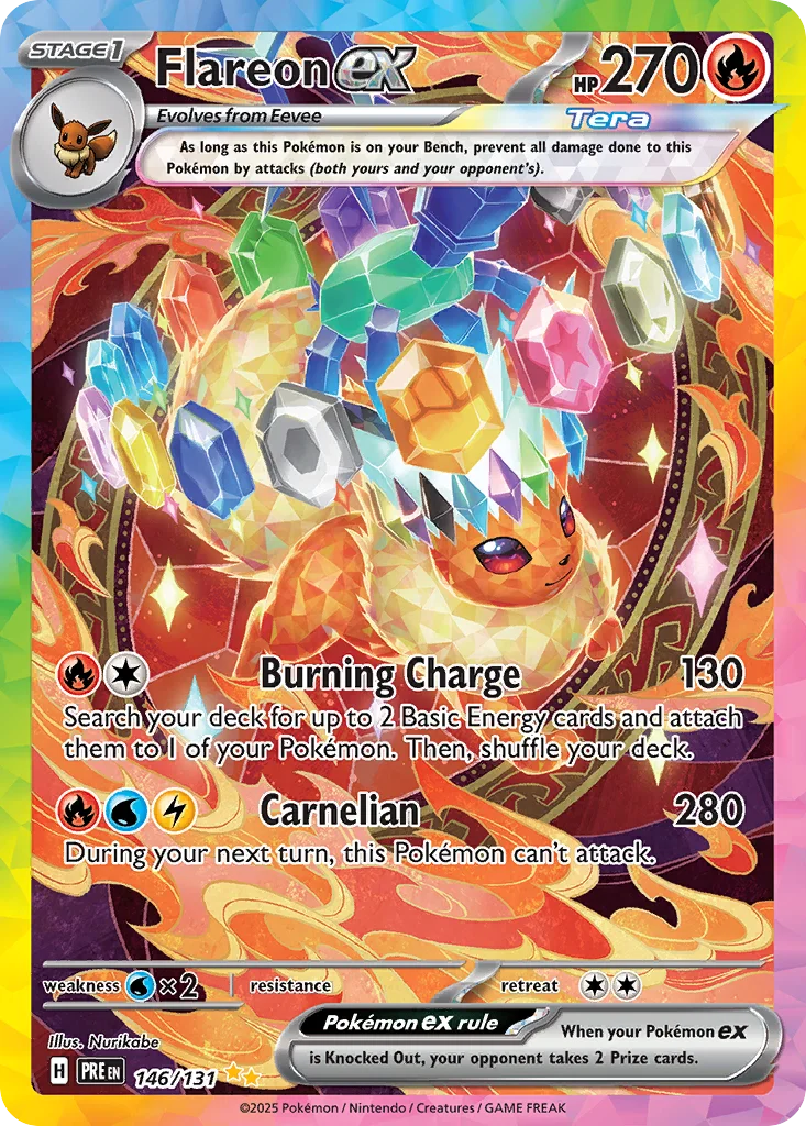 Flareon ex · Prismatic Evolutions