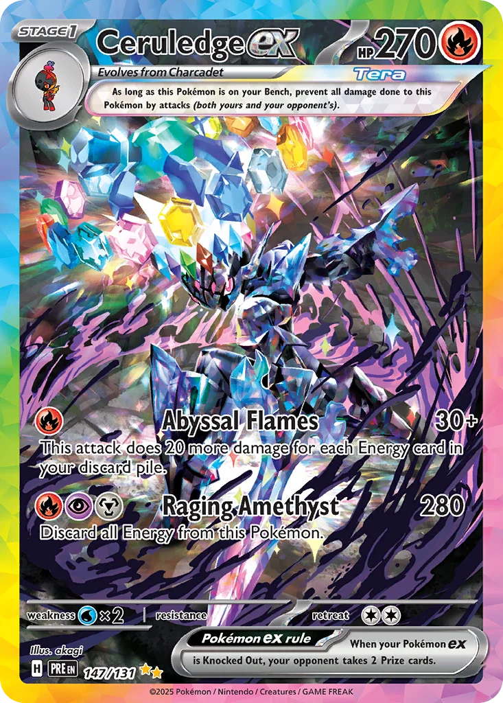 Ceruledge ex · Prismatic Evolutions