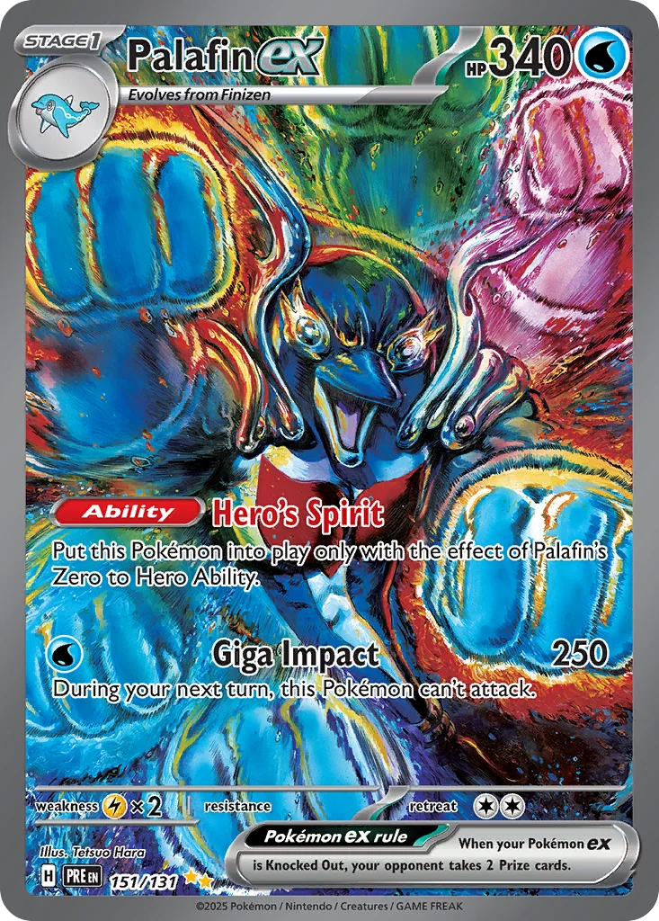 Palafin ex · Prismatic Evolutions