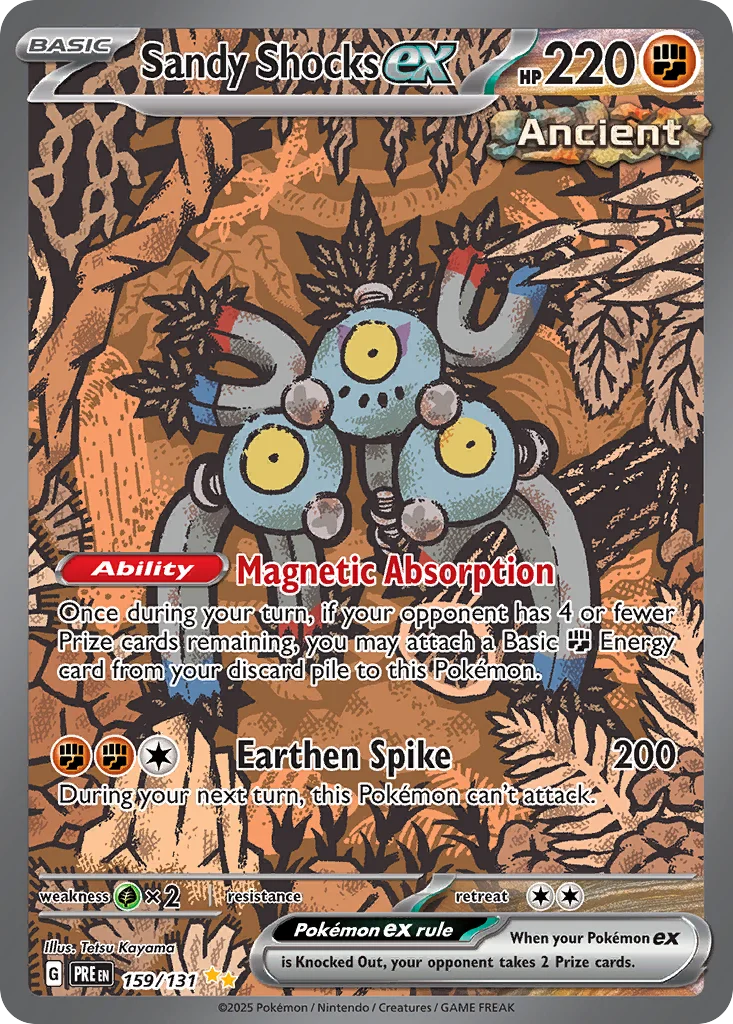 Sandy Shocks ex · Prismatic Evolutions