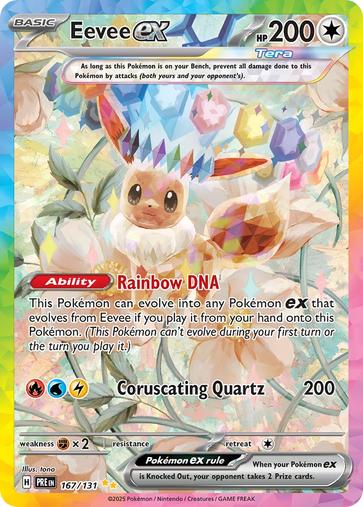 Eevee ex · Prismatic Evolutions