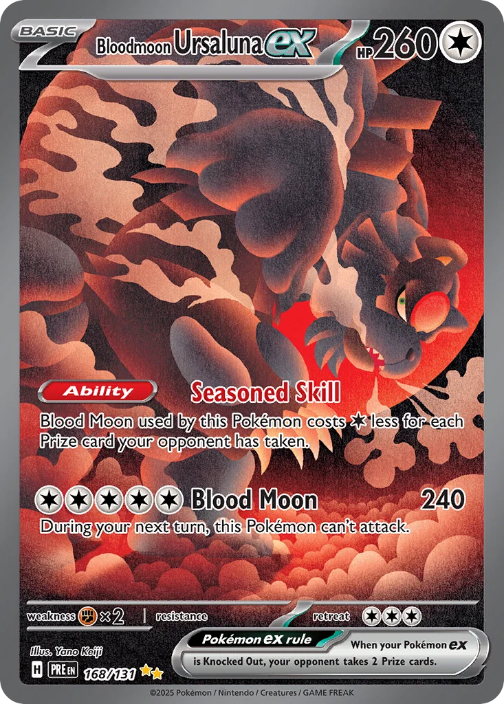 Bloodmoon Ursaluna ex · Prismatic Evolutions
