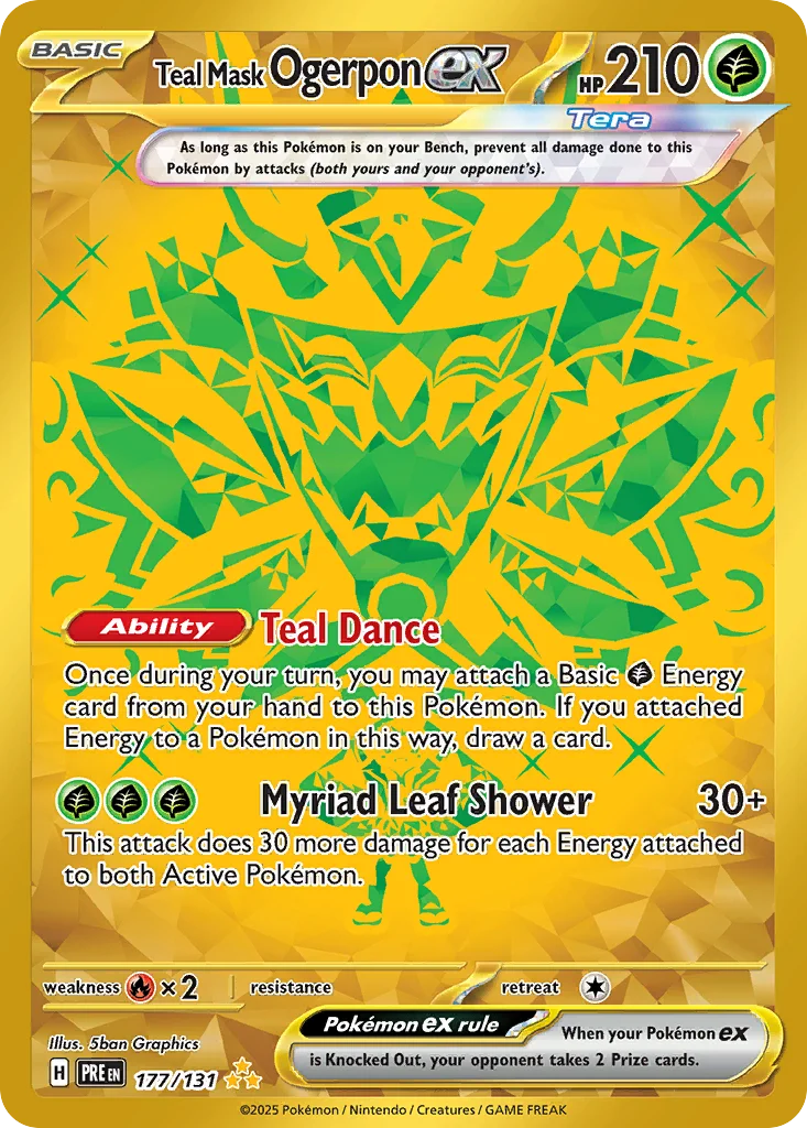 Teal Mask Ogerpon ex · Prismatic Evolutions
