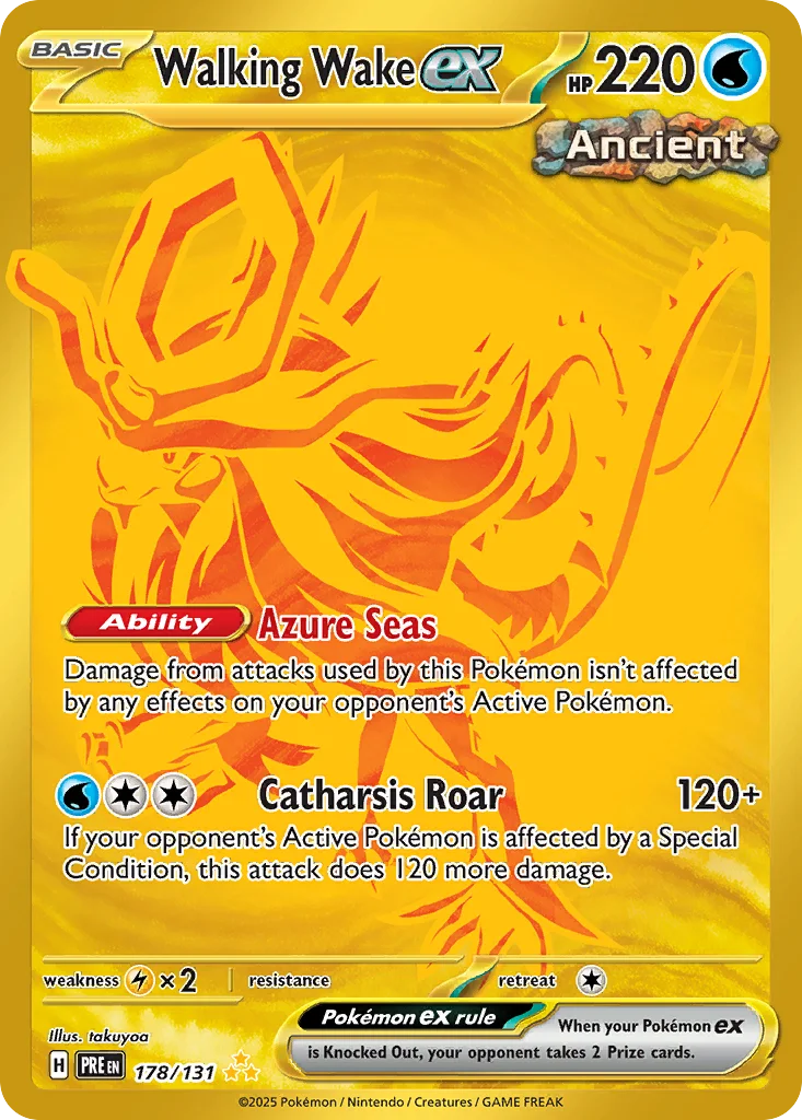Walking Wake ex · Prismatic Evolutions