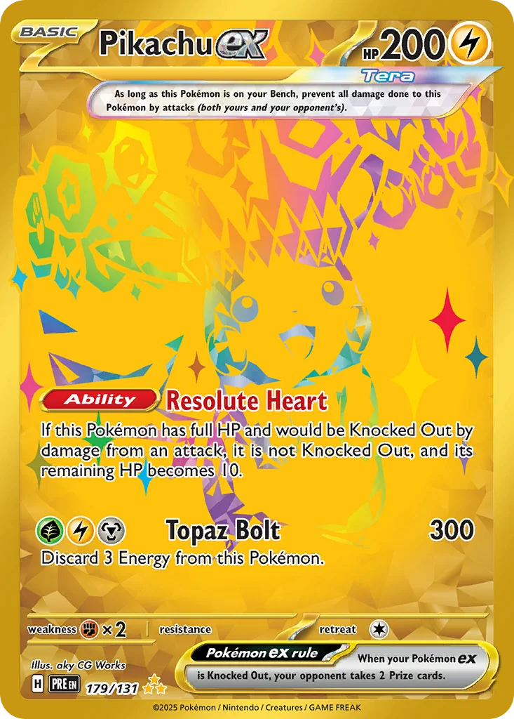 Pikachu ex · Prismatic Evolutions
