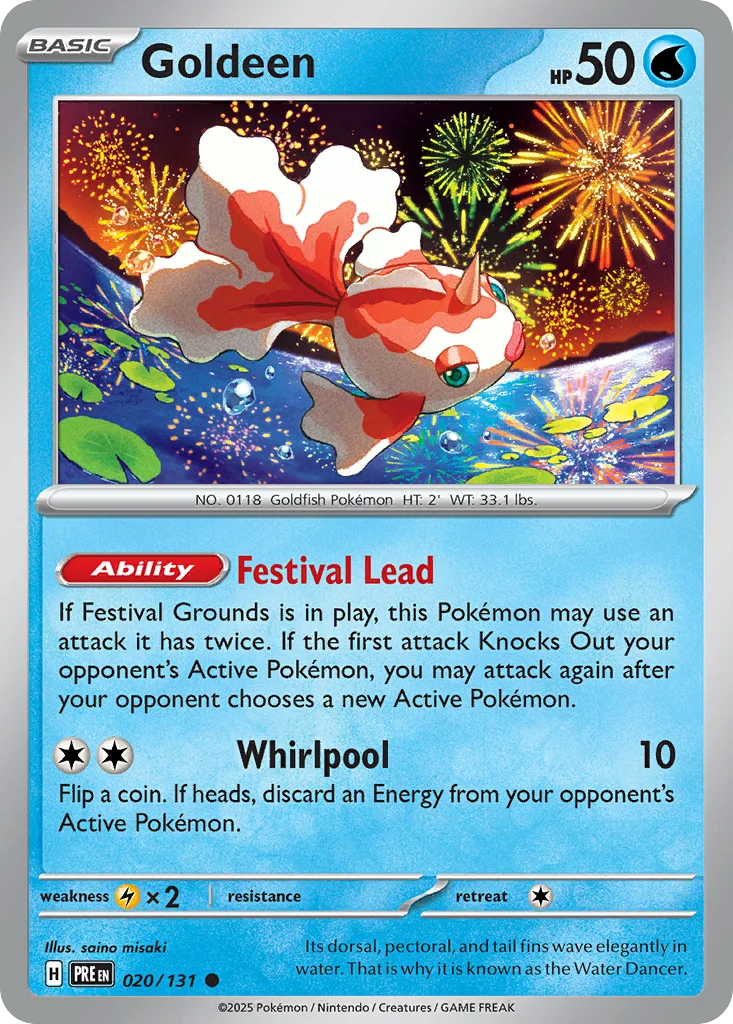 Goldeen · Prismatic Evolutions