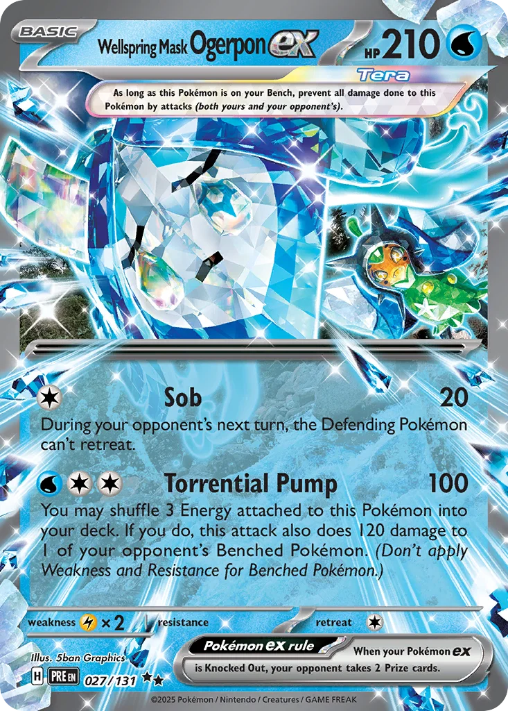 Wellspring Mask Ogerpon ex · Prismatic Evolutions