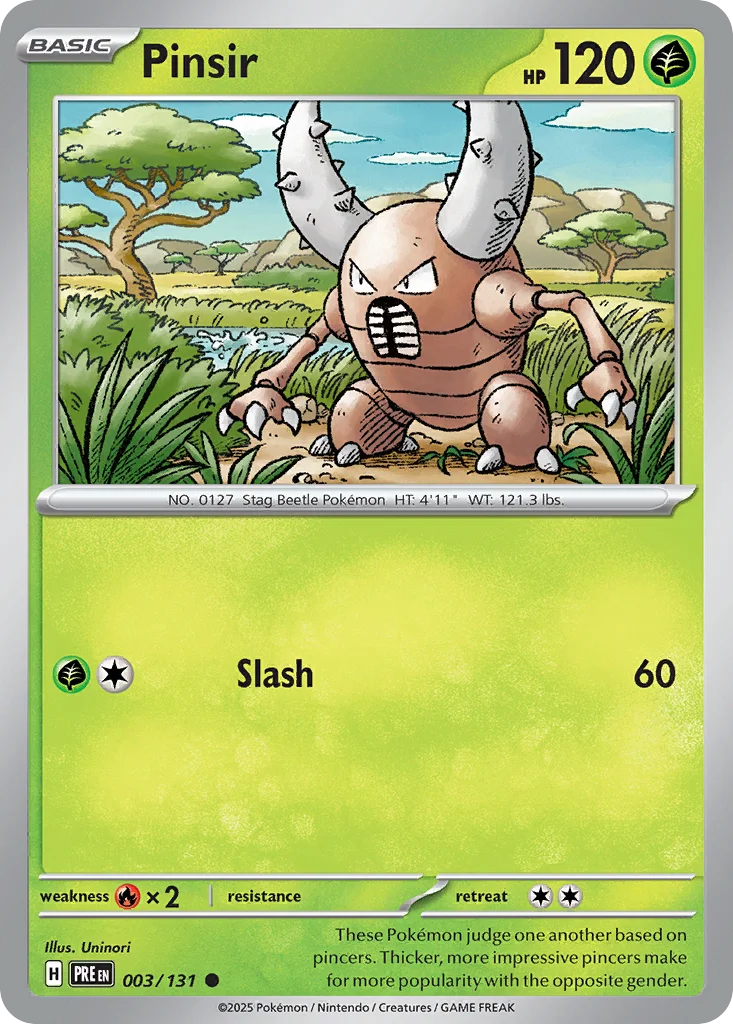 Pinsir · Prismatic Evolutions