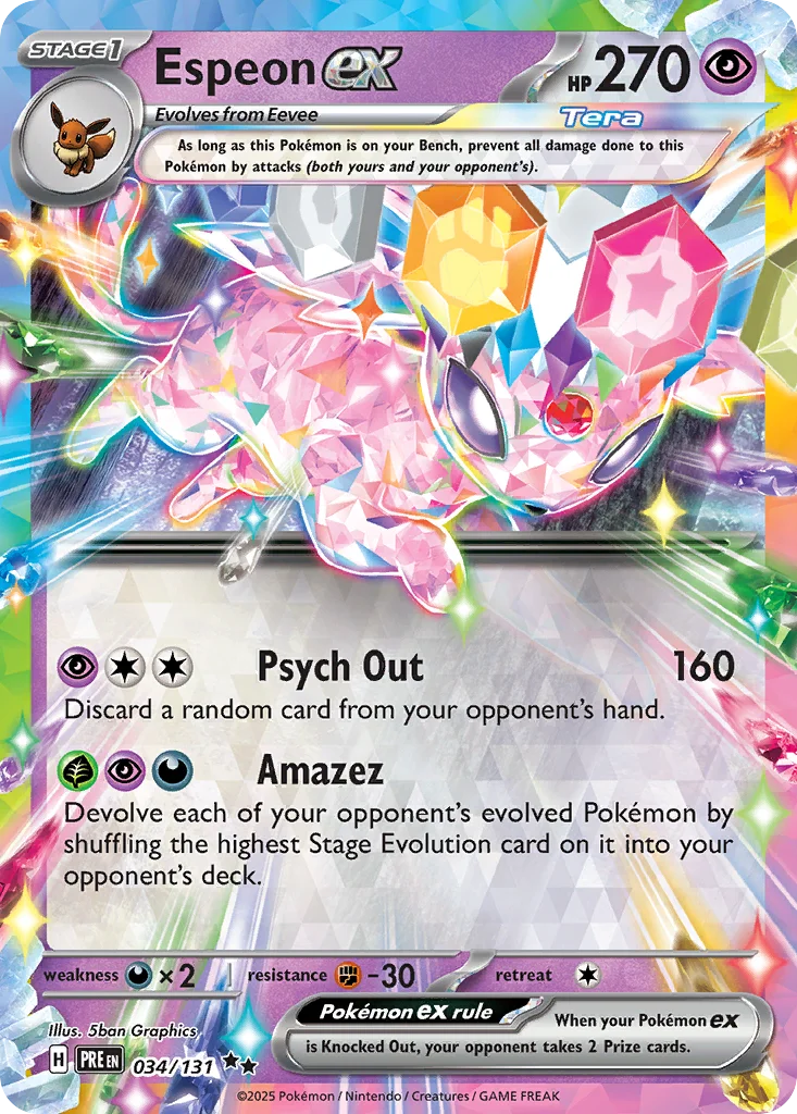 Espeon ex · Prismatic Evolutions