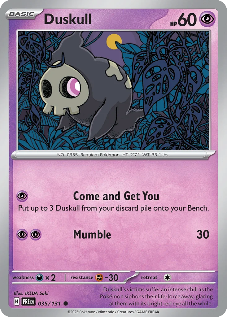 Duskull · Prismatic Evolutions
