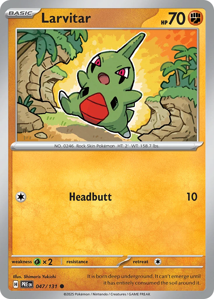 Larvitar · Prismatic Evolutions