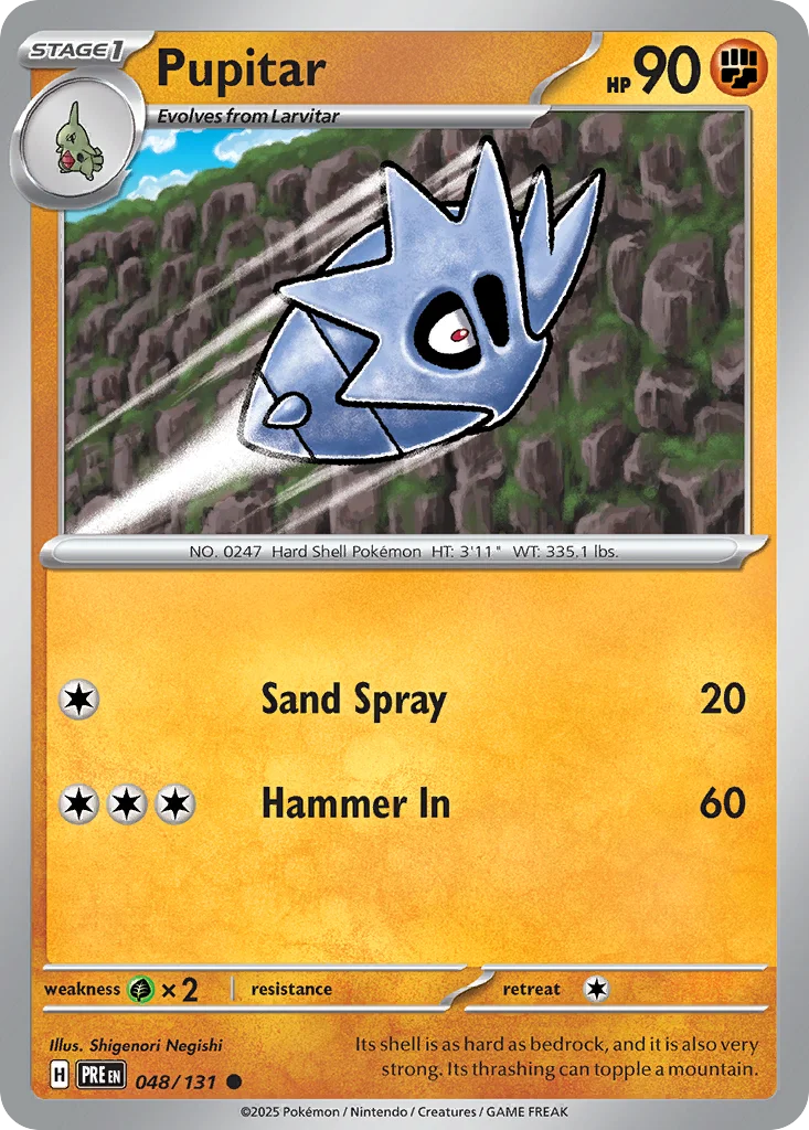 Pupitar · Prismatic Evolutions