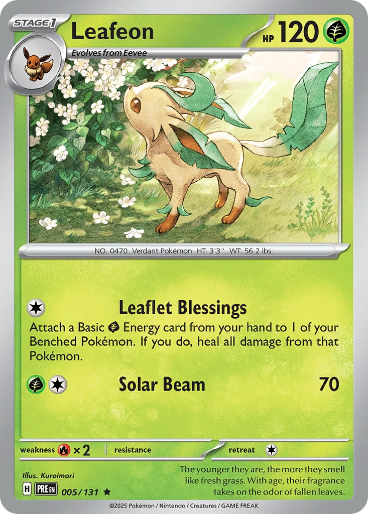 Leafeon · Prismatic Evolutions