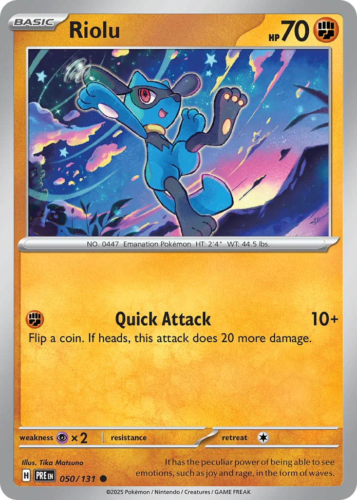 Riolu · Prismatic Evolutions